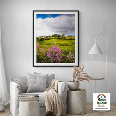 Print - Lissycasey Wildflowers, County Clare, Ireland - James A. Truett - Moods of Ireland - Irish Art