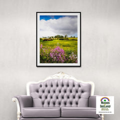 Print - Lissycasey Wildflowers, County Clare, Ireland - James A. Truett - Moods of Ireland - Irish Art