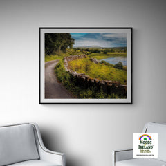 Print - The High Road over Inchiquin Lough, County Clare - James A. Truett - Moods of Ireland - Irish Art
