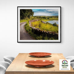 Print - The High Road over Inchiquin Lough, County Clare - James A. Truett - Moods of Ireland - Irish Art
