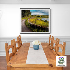 Print - The High Road over Inchiquin Lough, County Clare - James A. Truett - Moods of Ireland - Irish Art