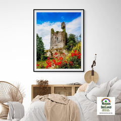 Print - Dangan Castle ruins, Ballynacally, County Clare - Moods of Ireland
