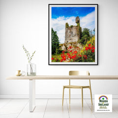 Print - Dangan Castle ruins, Ballynacally, County Clare - Moods of Ireland