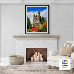 Print - Dangan Castle ruins, Ballynacally, County Clare - Moods of Ireland