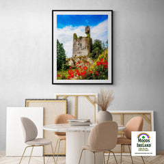 Print - Dangan Castle ruins, Ballynacally, County Clare - Moods of Ireland