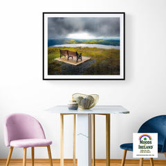 Print - Sun Rays on the Shores of Lough Derg, County Clare - Moods of Ireland