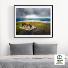 Print - Sun Rays on the Shores of Lough Derg, County Clare - Moods of Ireland