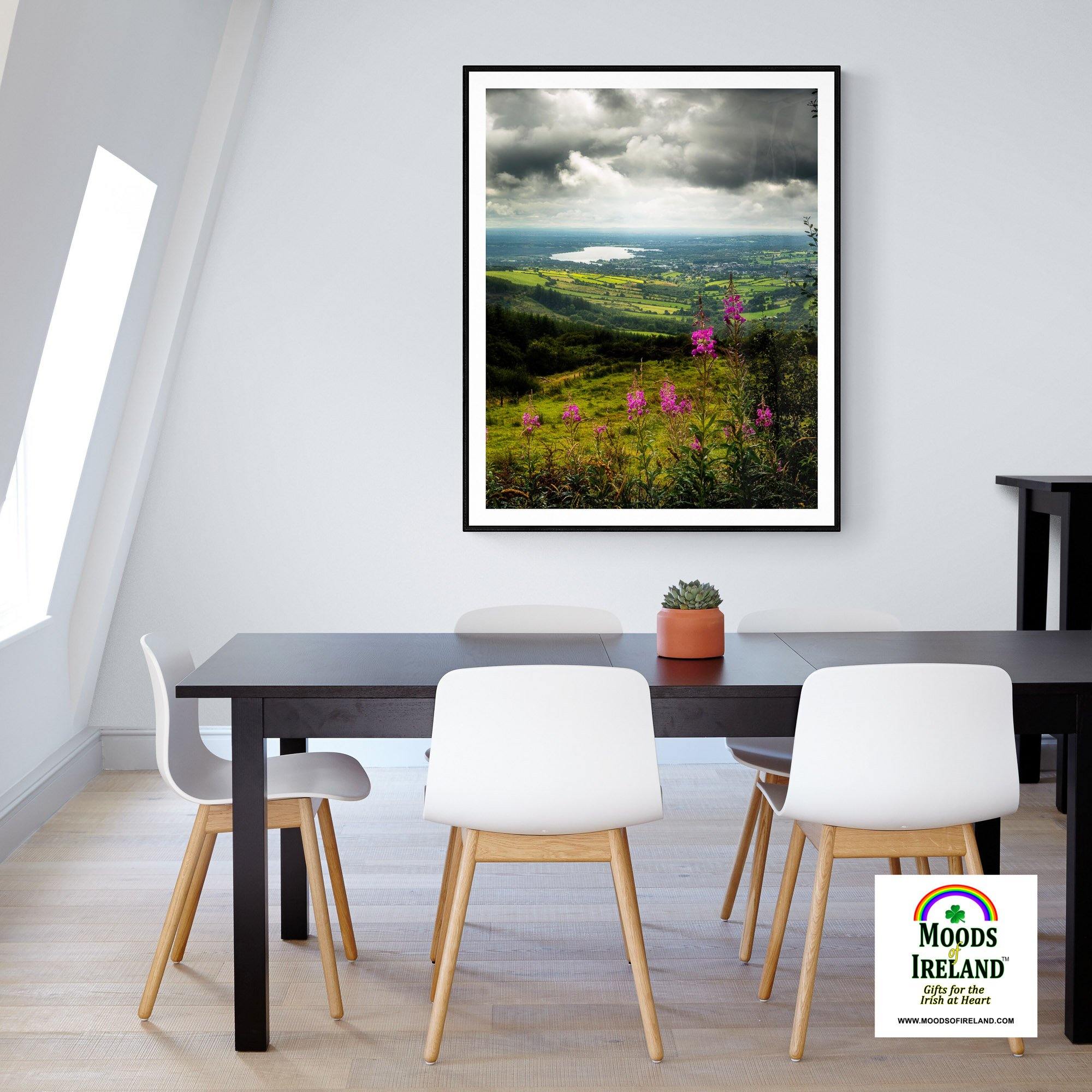 Print - Stormy Vista from County Tipperary to County Clare - Moods of Ireland