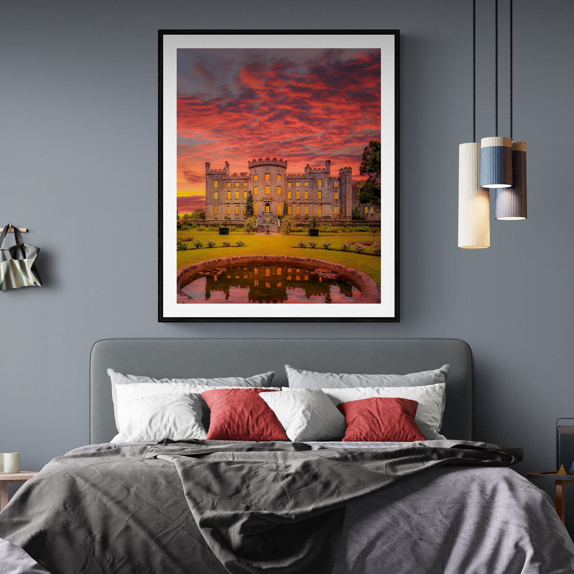 Print - Sunset over Markree Castle, County Sligo - James A. Truett - Moods of Ireland - Irish Art