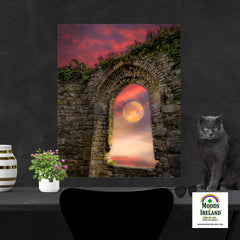 Print - Wolf Moon at Sunrise over County Clare - James A. Truett - Moods of Ireland - Irish Art