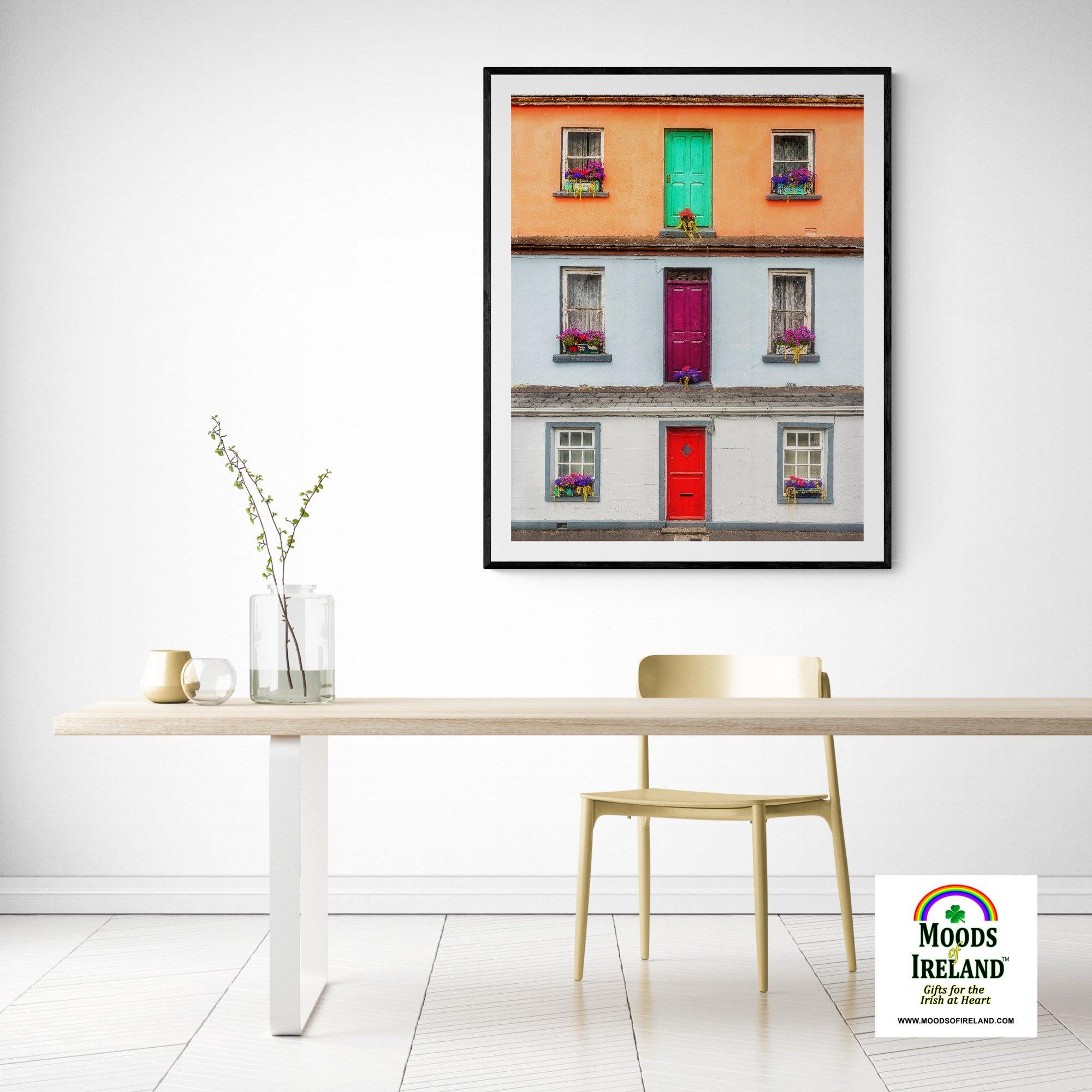Print - Cottages of Labasheeda, County Clare - Moods of Ireland
