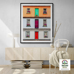 Print - Cottages of Labasheeda, County Clare - Moods of Ireland
