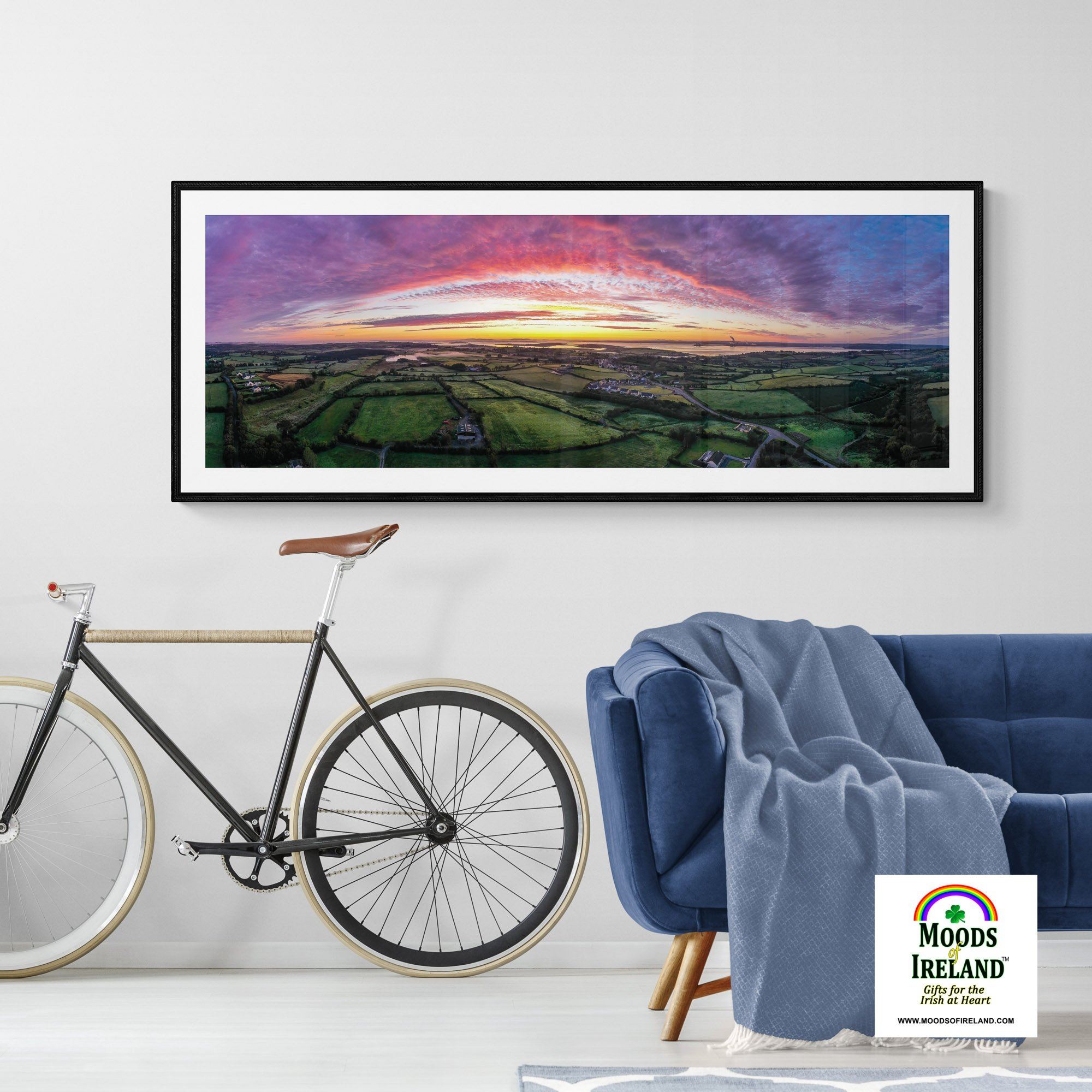 Panorama Print - Autumn Sunrise over Kildysart, County Clare - James A. Truett - Moods of Ireland - Irish Art