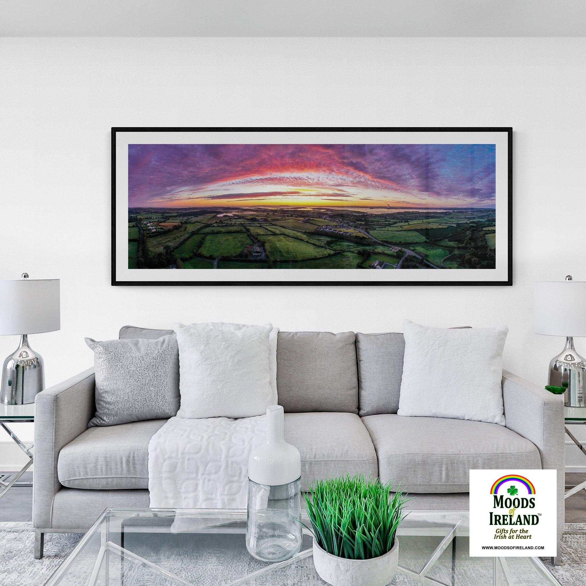Panorama Print - Autumn Sunrise over Kildysart, County Clare - James A. Truett - Moods of Ireland - Irish Art
