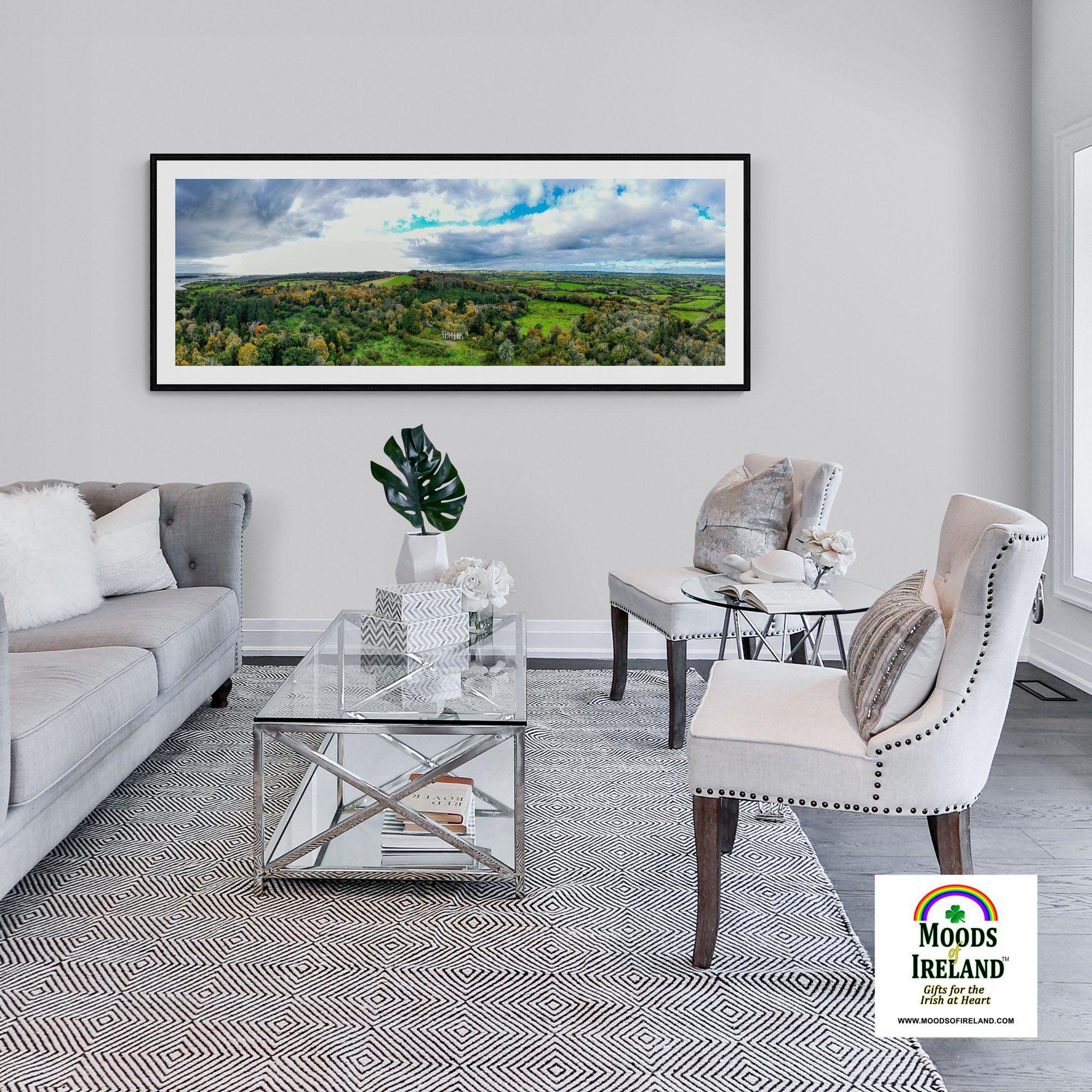 Panorama Print - Paradise House, Ballynacally, County Clare - James A. Truett - Moods of Ireland - Irish Art