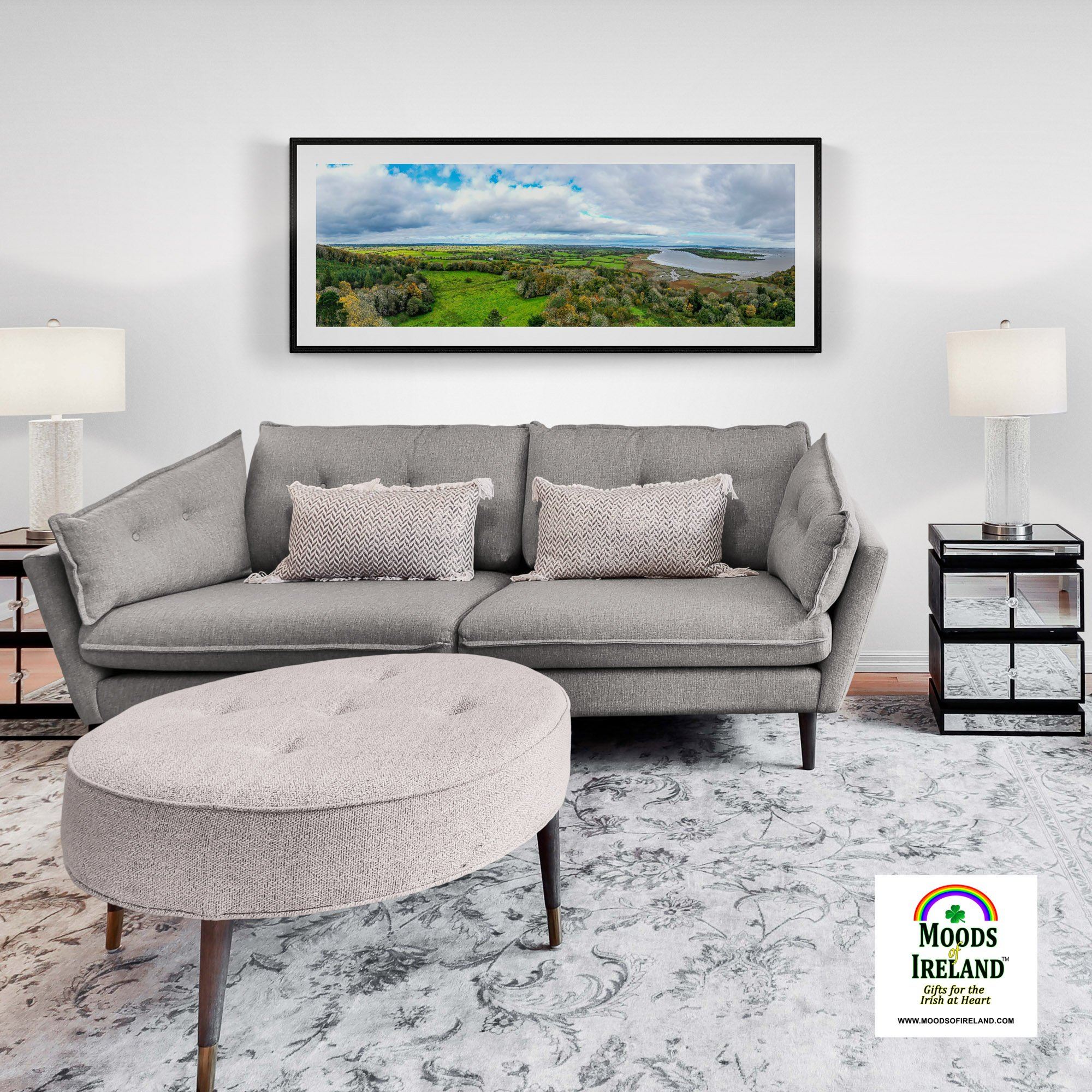 Panorama Print - Townland of Paradise and Ballynacally, County Clare - James A. Truett - Moods of Ireland - Irish Art