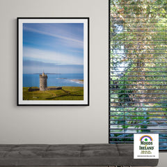 Print - Doonagore Castle under Blue Skies, County Clare - James A. Truett - Moods of Ireland - Irish Art