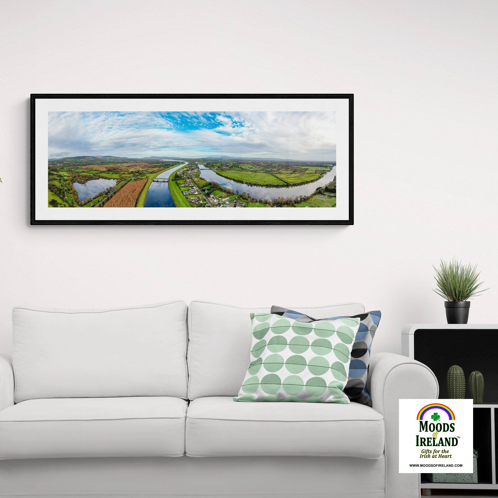 Panorama Print - Historic O'Briensbridge Village, County Clare - James A. Truett - Moods of Ireland - Irish Art