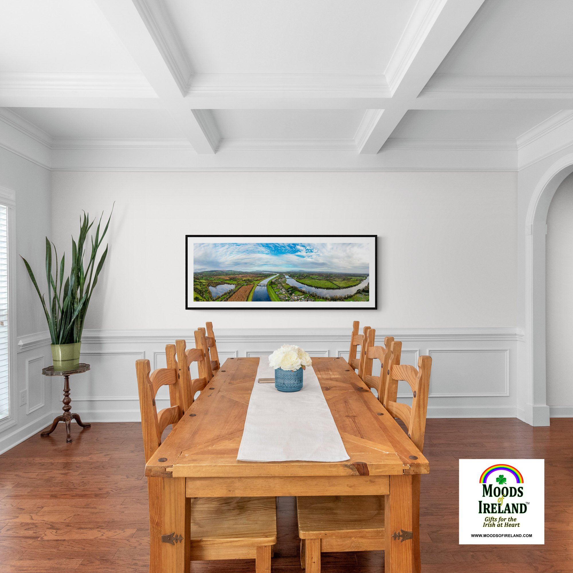 Panorama Print - Historic O'Briensbridge Village, County Clare - James A. Truett - Moods of Ireland - Irish Art