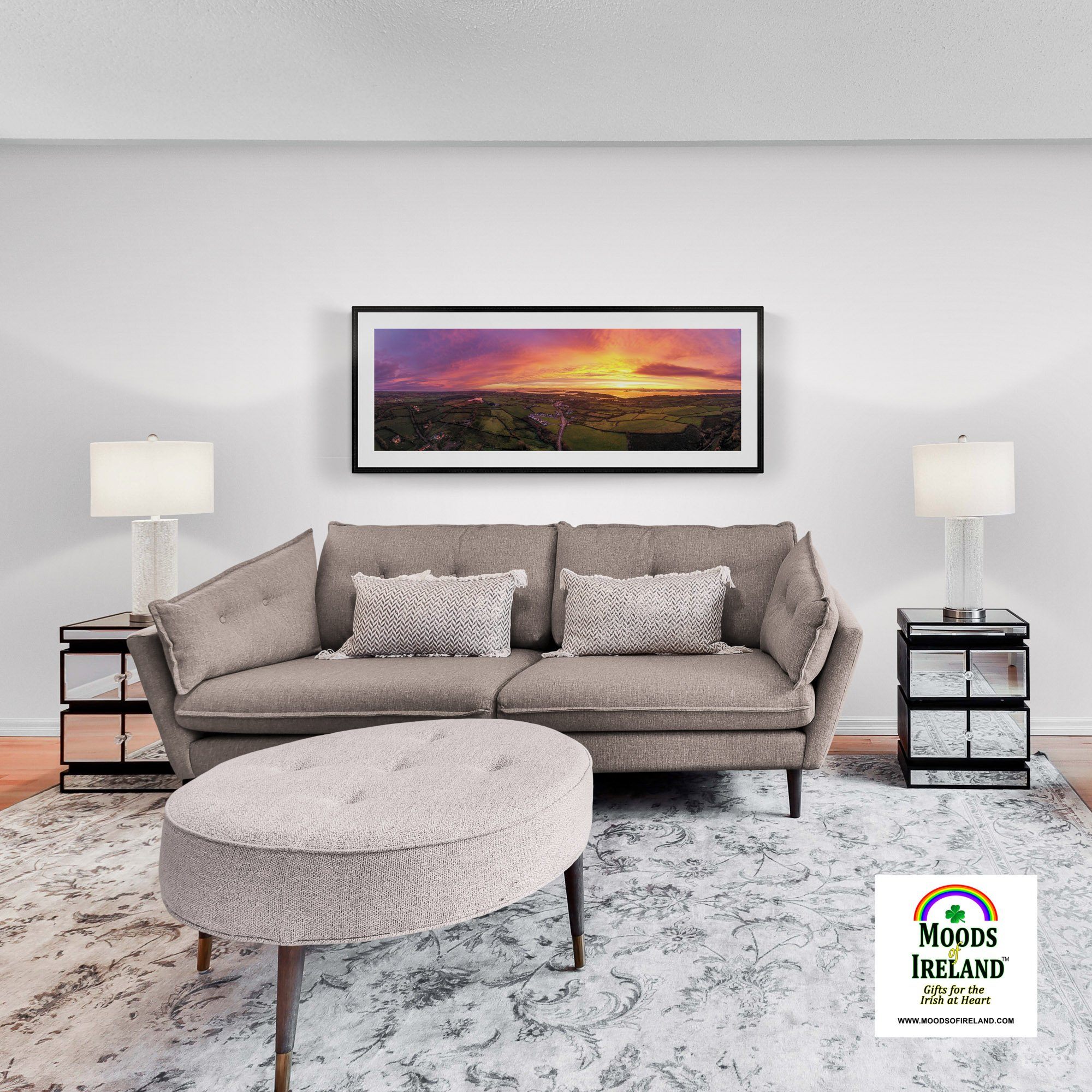Panorama Print - November Sunrise over Kildysart, County Clare - James A. Truett - Moods of Ireland - Irish Art