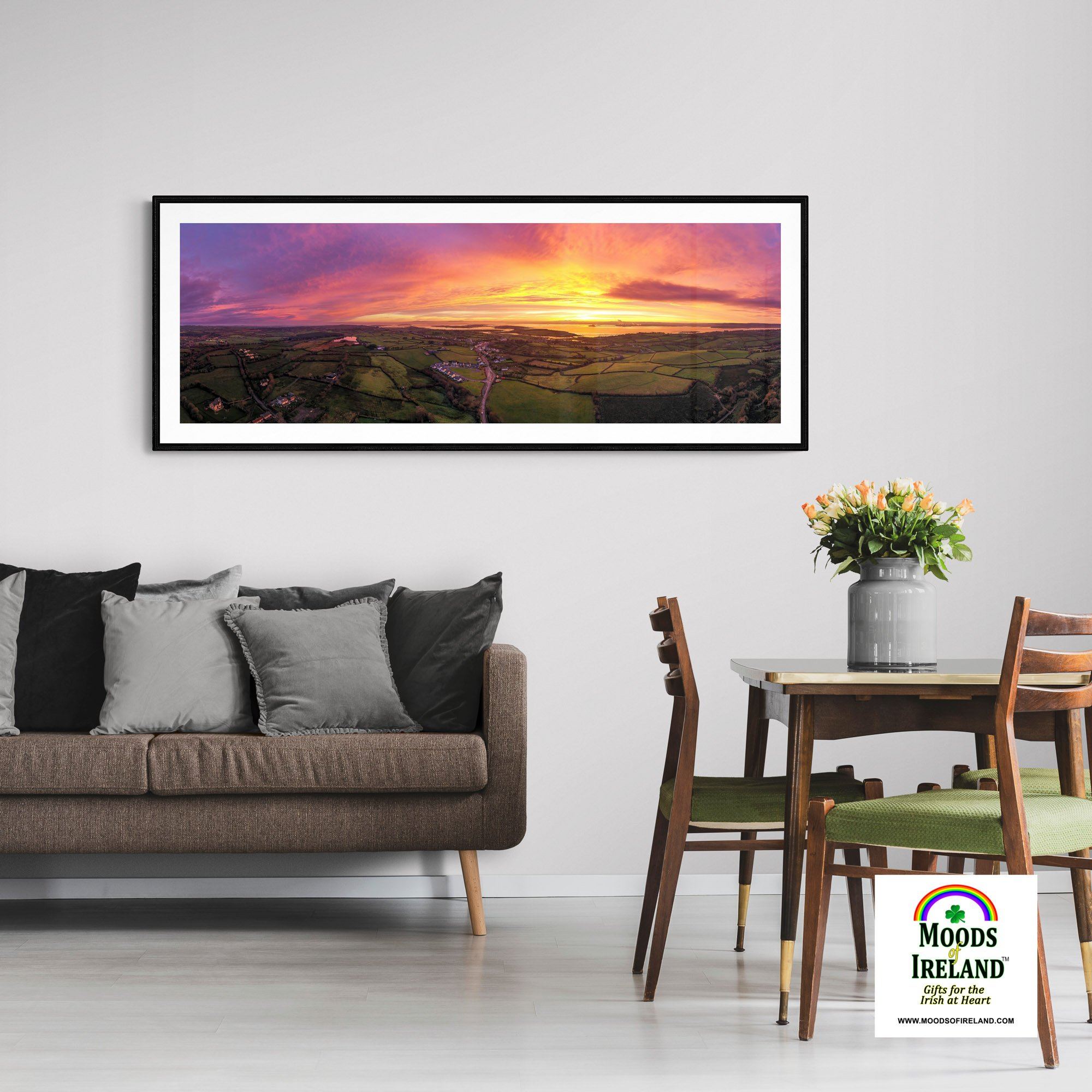 Panorama Print - November Sunrise over Kildysart, County Clare - James A. Truett - Moods of Ireland - Irish Art