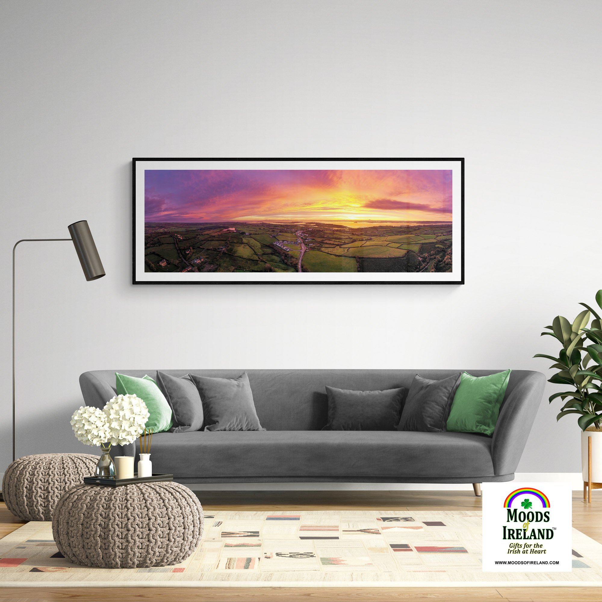 Panorama Print - November Sunrise over Kildysart, County Clare - James A. Truett - Moods of Ireland - Irish Art