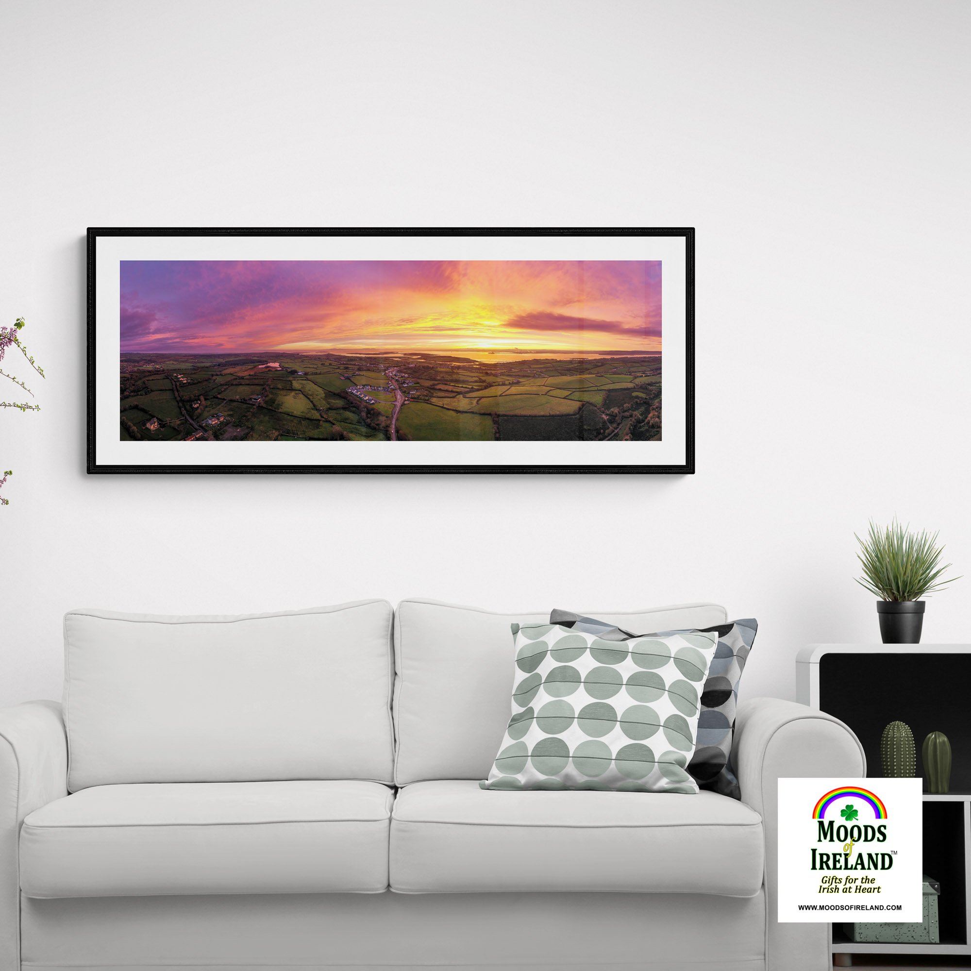 Panorama Print - November Sunrise over Kildysart, County Clare - James A. Truett - Moods of Ireland - Irish Art