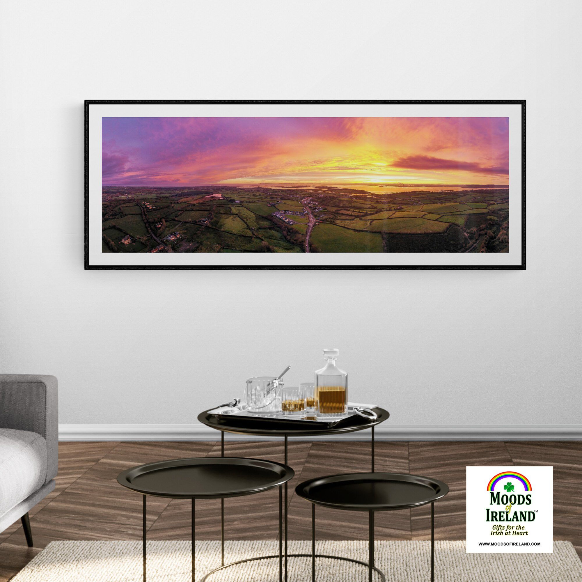 Panorama Print - November Sunrise over Kildysart, County Clare - James A. Truett - Moods of Ireland - Irish Art