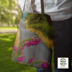 Tote Bag - Foxglove on the Road to Lissycasey, County Clare - James A. Truett - Moods of Ireland - Irish Art