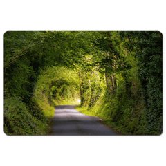 Desk Mat - Green Tunnel, County Clare, Ireland - James A. Truett - Moods of Ireland - Irish Art