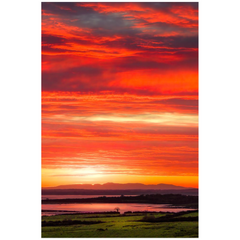 Print - Spectacular Irish Sunrise over Shannon Estuary, County Clare - James A. Truett - Moods of Ireland - Irish Art