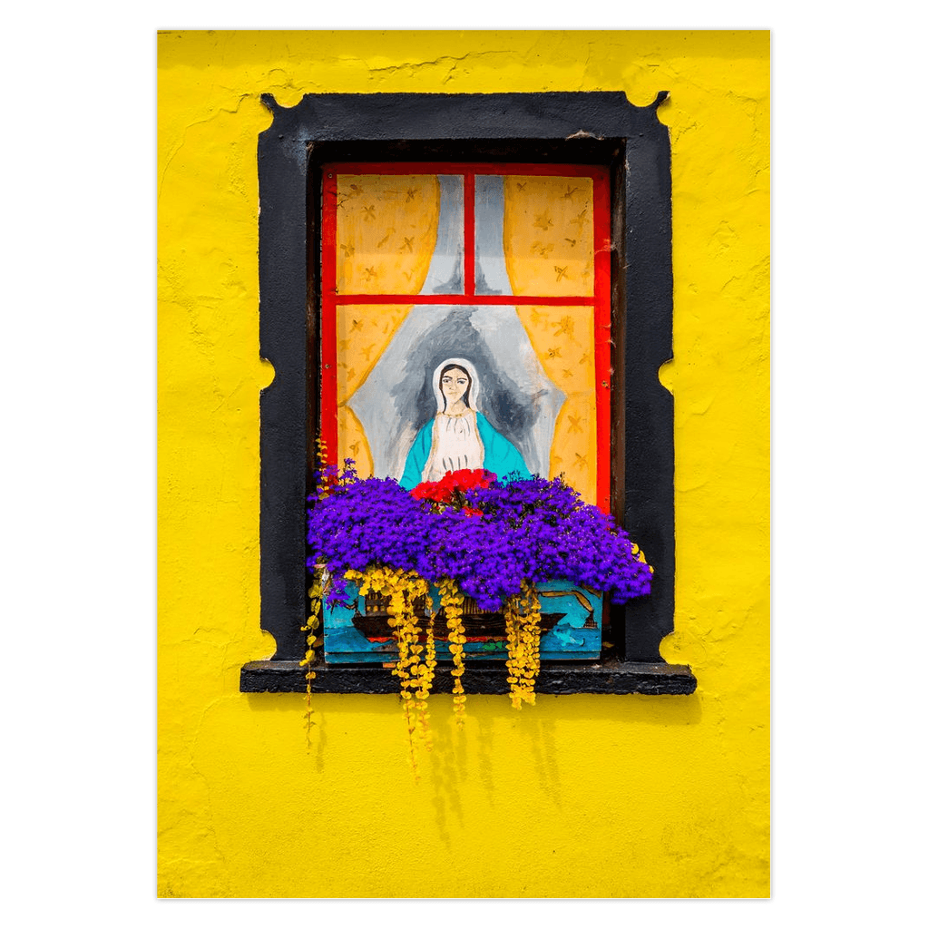 Folded Note Cards - Bright Window Display, Labasheeda, County Clare - Moods of Ireland