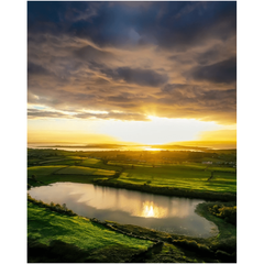 Print - Sunrise Reflections in Ballylean Lough, County Clare, Ireland - James A. Truett - Moods of Ireland - Irish Art