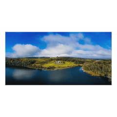 Panorama Canvas - Killone Abbey and Lake on Newhall Estate, County Clare - James A. Truett - Moods of Ireland - Irish Art