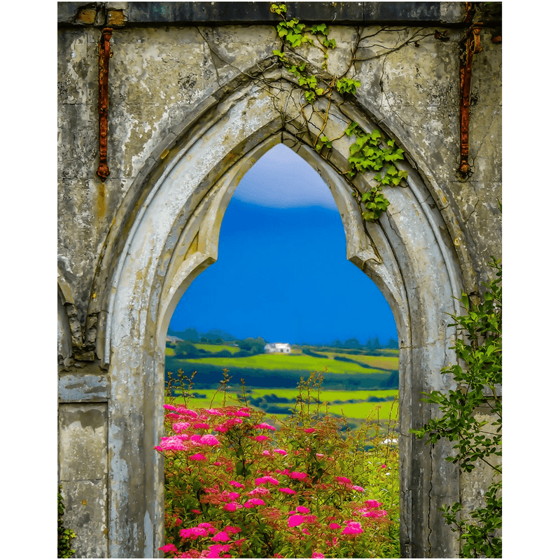 Print - Doorway to Paradise and the Green Hills of County Clare - James A. Truett - Moods of Ireland - Irish Art