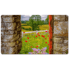 Desk Mat - Summer Wildflower Meadow, Ballynacally, County Clare - James A. Truett - Moods of Ireland - Irish Art