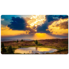 Desk Mat - Sunset over Lake at Tountinna, County Tipperary - Moods of Ireland