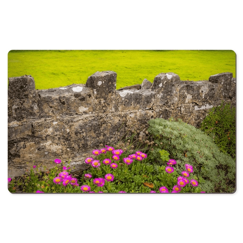 Desk Mat - Flowers and Meadow, Kildysart, County Clare - James A. Truett - Moods of Ireland - Irish Art