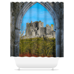 Shower Curtain - Ireland's Rock of Cashel National Monument, County Tipperary - James A. Truett - Moods of Ireland - Irish Art