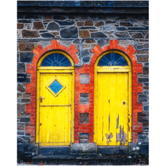 Print - Yellow Doors of Killaloe, County Clare - Moods of Ireland