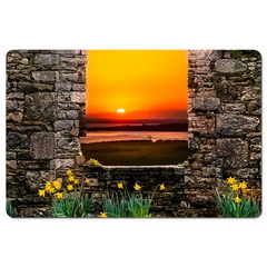 Desk Mat - Magical Irish Sunrise, County Clare, Ireland - James A. Truett - Moods of Ireland - Irish Art