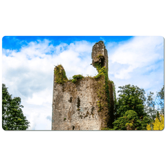 Desk Mat - Dangan Castle ruins, Ballynacally, County Clare - James A. Truett - Moods of Ireland - Irish Art