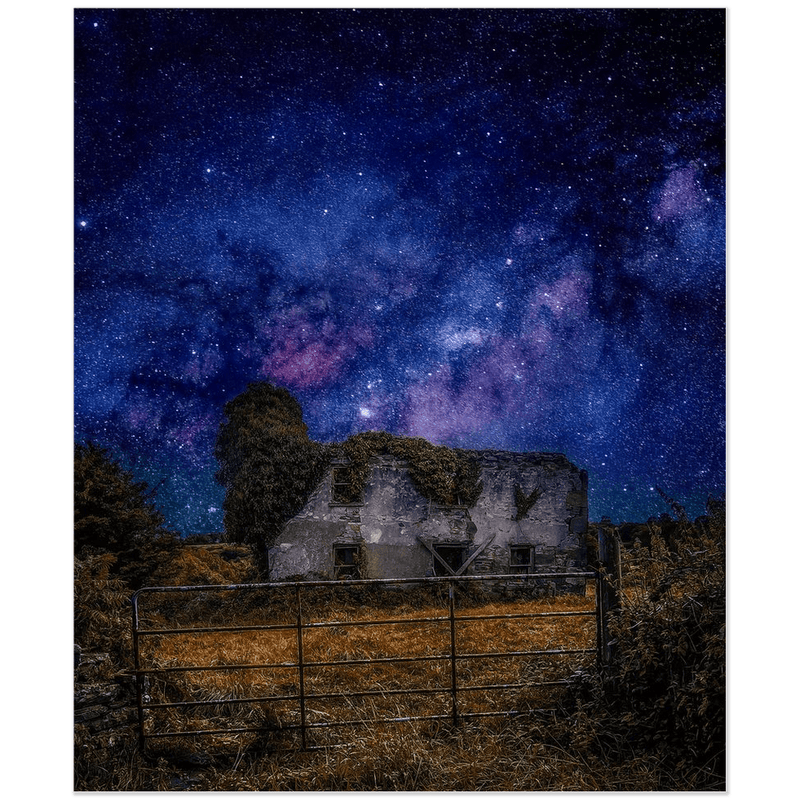Print - Abandoned Irish Home in Lanna, County Clare - Moods of Ireland