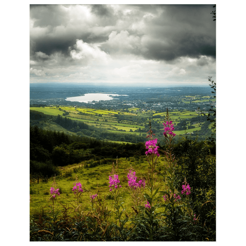 Print - Stormy Vista from County Tipperary to County Clare - Moods of Ireland