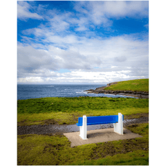 Print - Bench on Kilkee Bay, Wild Atlantic Way, Ireland - James A. Truett - Moods of Ireland - Irish Art
