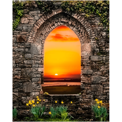 Print - Magical Irish Sunrise, County Clare, Ireland - James A. Truett - Moods of Ireland - Irish Art