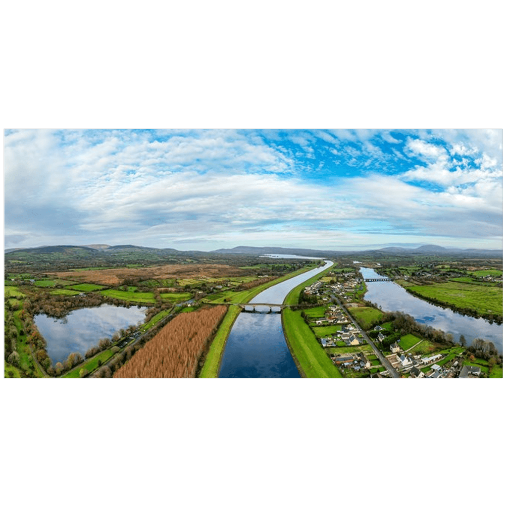 Panorama Print - Historic O'Briensbridge Village, County Clare - James A. Truett - Moods of Ireland - Irish Art