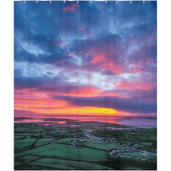 Shower Curtain - Magical Sunrise over Kildysart, County Clare - James A. Truett - Moods of Ireland - Irish Art