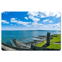 Desk Mat - Carrigaholt Castle, Loophead Peninsula, County Clare - James A. Truett - Moods of Ireland - Irish Art