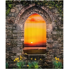 Shower Curtain - Magical Irish Sunrise, County Clare - James A. Truett - Moods of Ireland - Irish Art